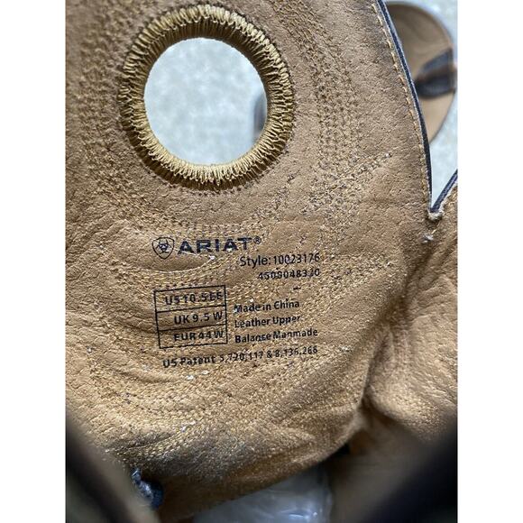 Ariat 10023176 Heritage Roughstock Size 10.5 EE Pull On Western Work Boots - Picture 10 of 11